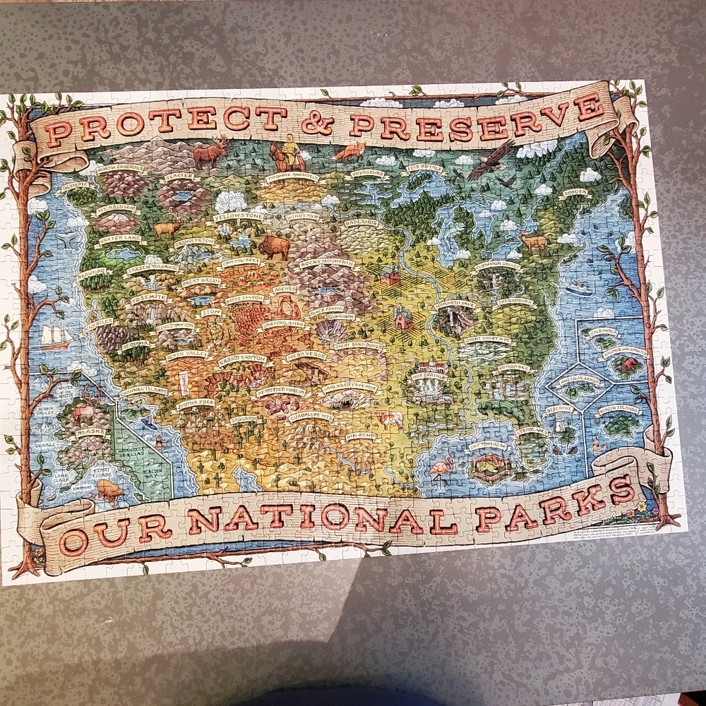 Ravensburger 1000 piece National Parks puzzle